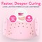 UV LED Nail Lamp, Nail Dryer for Gel Polish UV Light for Nails with Sensor 2 Timers SUN9C Pink Gift for Women Girls